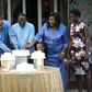 File image of President Uhuru Kenyatta with Raila Odinga’s family