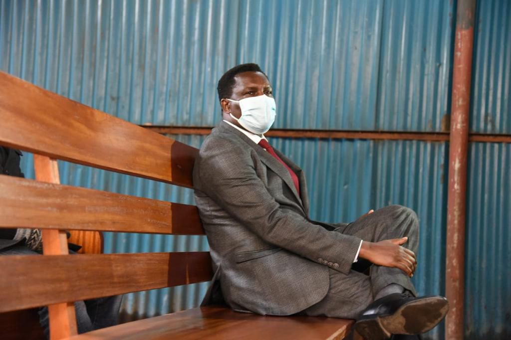 Tharaka Nithi Governor Muthomi Njuki during his court appearance on September 8, 2020