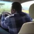 File image of President Uhuru Kenyatta behind the wheels