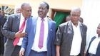 File image of Daving Murathe with Raila Odinga and Oburu Odinga