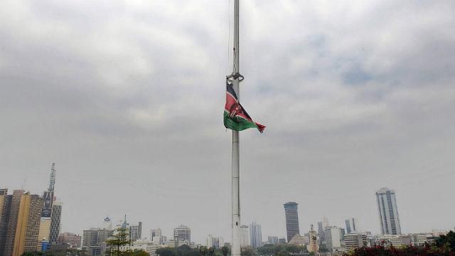 Kenyan Flags flown at half-mast
