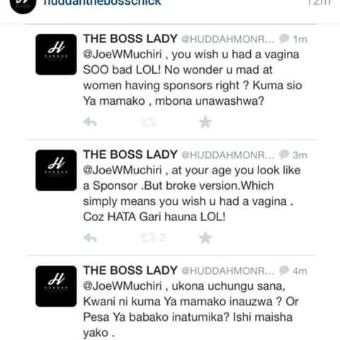 Joe Muchiri Vs Huddah Monroe