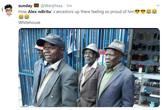 Meme on Alex Ndiritu