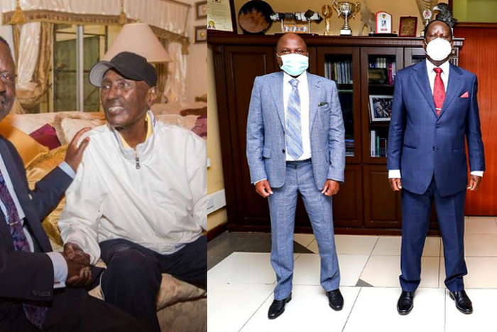 Raila Odinga, Donald Kipkorir and Chris Kirubi