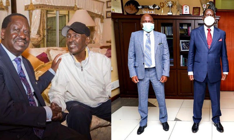 Raila Odinga, Donald Kipkorir and Chris Kirubi