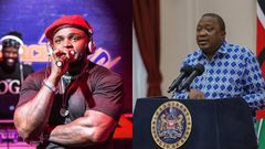 Rapper Khaligraph Jones pitted against President Uhuru Kenyatta