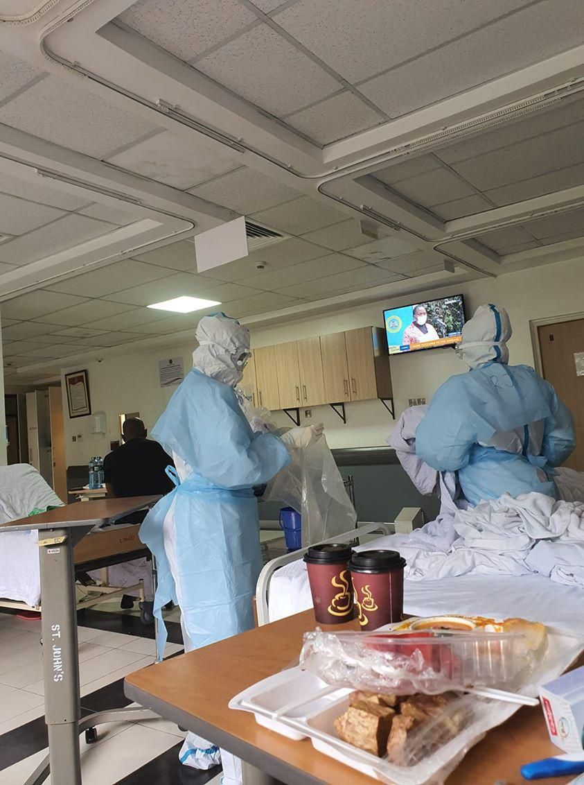 Picture shared by Burale from Nairobi Hospital