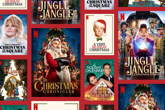 Netflix christmas movies collage
