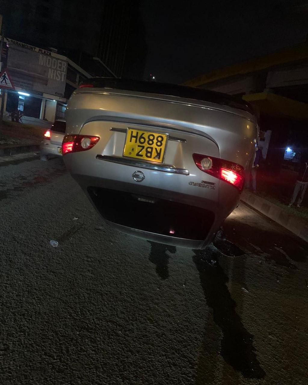 Gospel singer Mr Seed involved in a road accident (Photos)