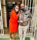 Betty Kyallo with her Father