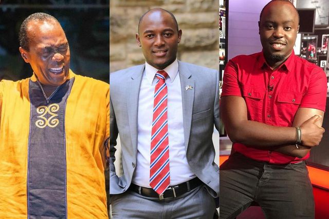 Jeff Koinange, Stephen Letoo and Ian Wafula