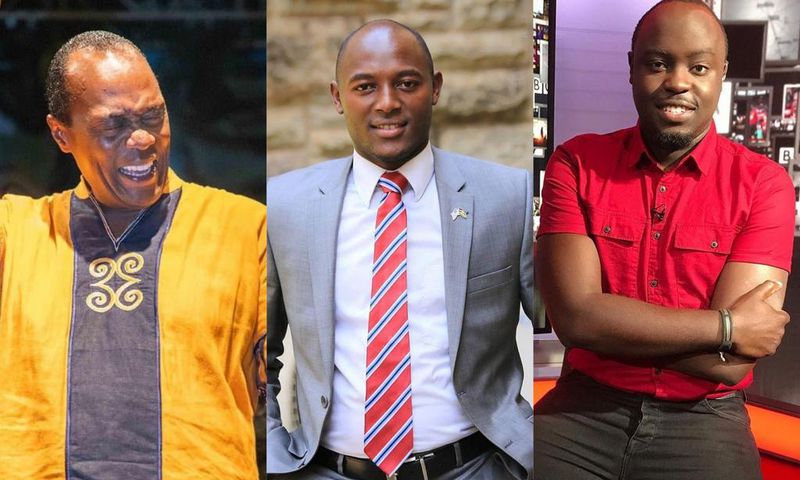 Jeff Koinange, Stephen Letoo and Ian Wafula