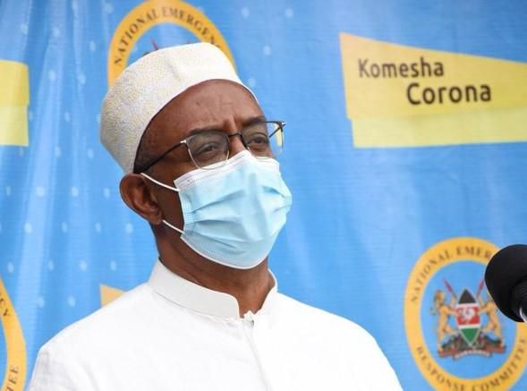 Health CAS Rashid Aman. Dr Aman announced 143 new Coronavirus cases in Kenya on Saturday, new total at 1,888