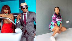 Diamond Platnumz,  Zuchu and Tanasha Donna