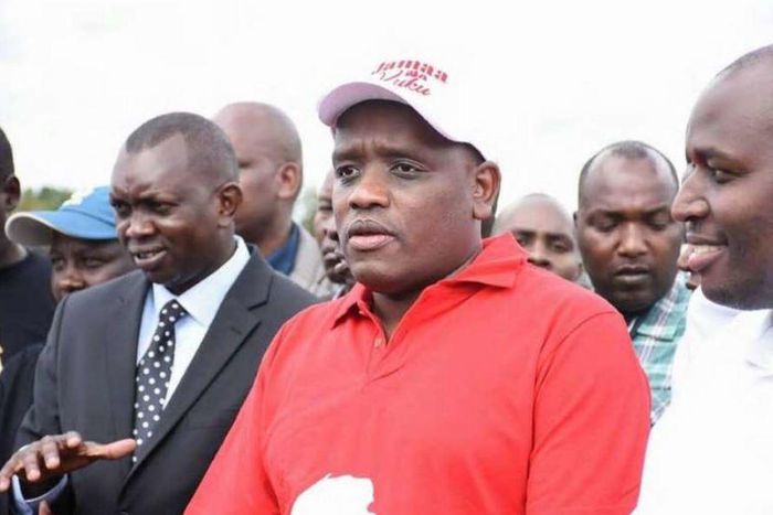 File image of Dennis Itumbi with Oscar Sudi