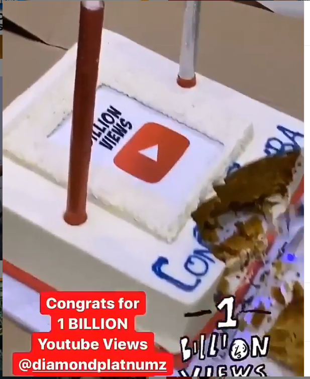 Singer Diamond Platnumz  Clocks 1 Billion Views on YouTube