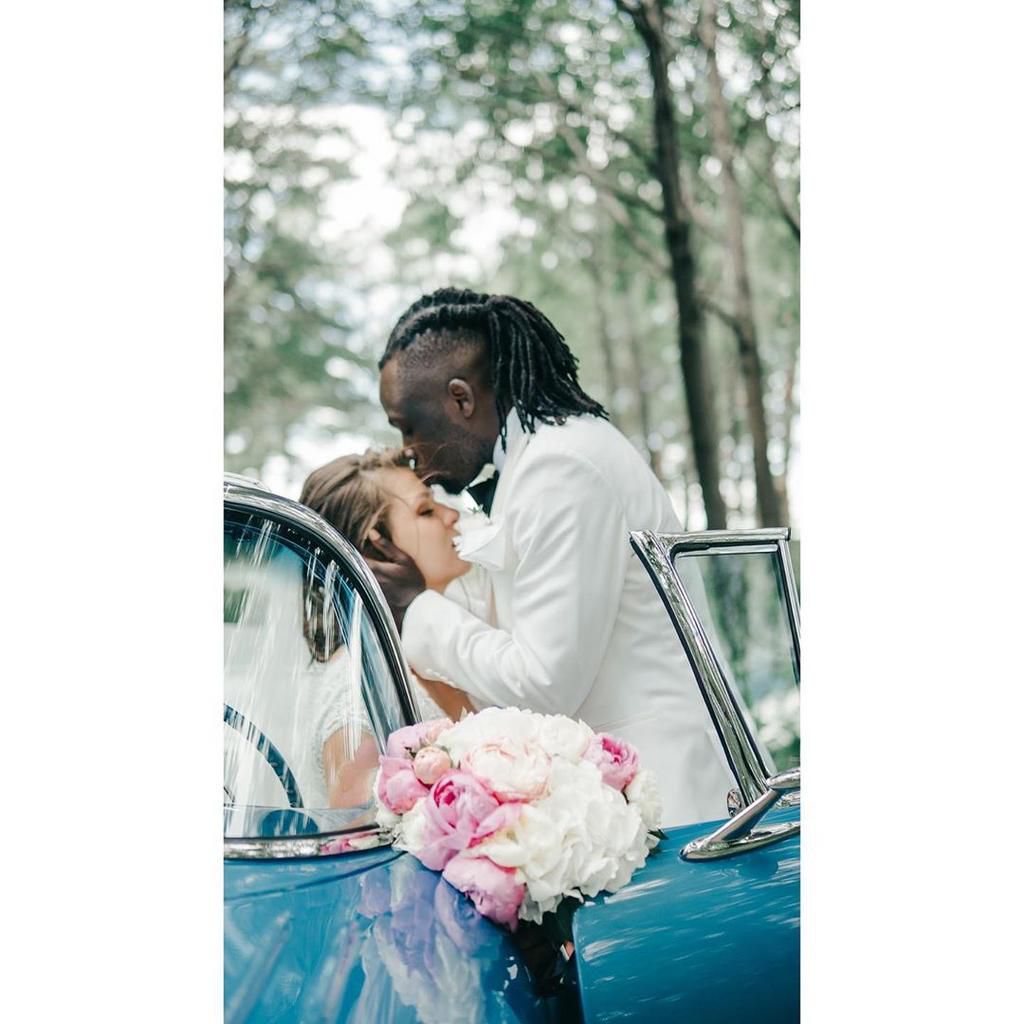 Matata’s Freddy Milanya weds longtime Mzungu girlfriend in lavish affair (Photos)