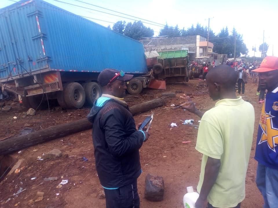 Scores feared dead after truck loses control and crashes into Dundori town
