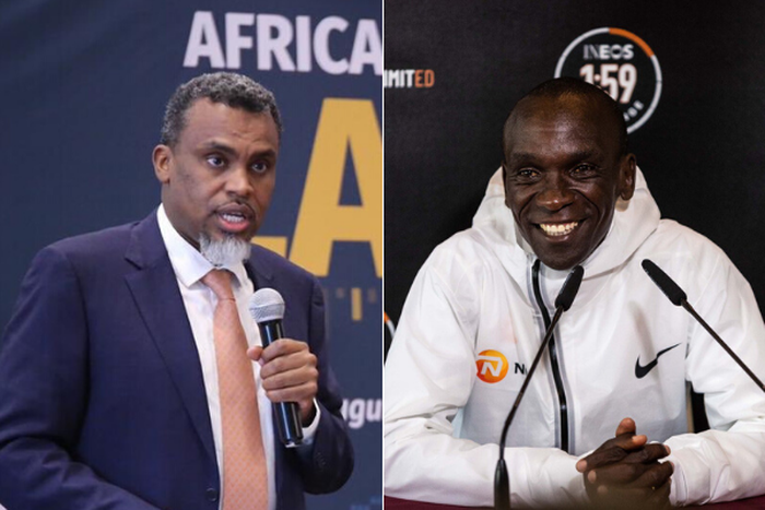 DPP Noordin Haji and INEOS 1:59 record holder Eliud Kipchoge. Africa Report has ranked the two among top 50 African disruptors