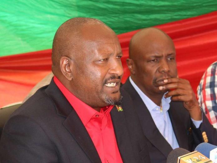 File image of Gideon Moi with Nick Salat