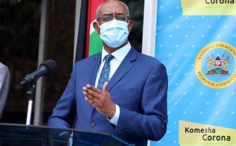 Health CAS Rashid Aman during a past Covid-19 press briefing. The Ministry of Health has advised persons living with Sickle Cell Anemia to stock up on their medication