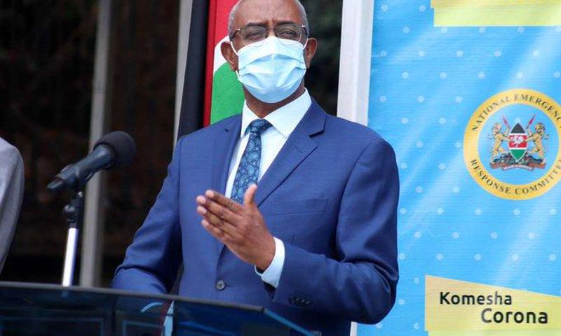 Health CAS Rashid Aman during a past Covid-19 press briefing. The Ministry of Health has advised persons living with Sickle Cell Anemia to stock up on their medication