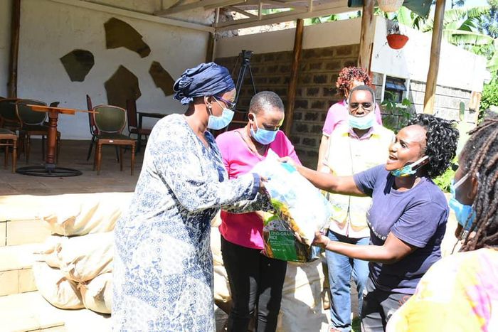 Sabina Chege's donation to commercial sex workers hit by night curfew sparks debate