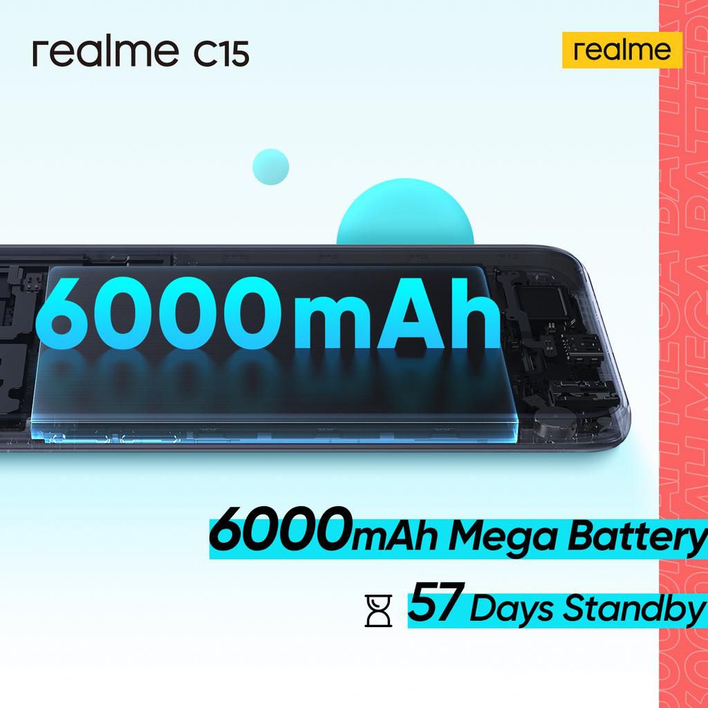 realme C15 6000mAh smartphone with Al Quad Camera starts selling in Kenya at Ksh16.999