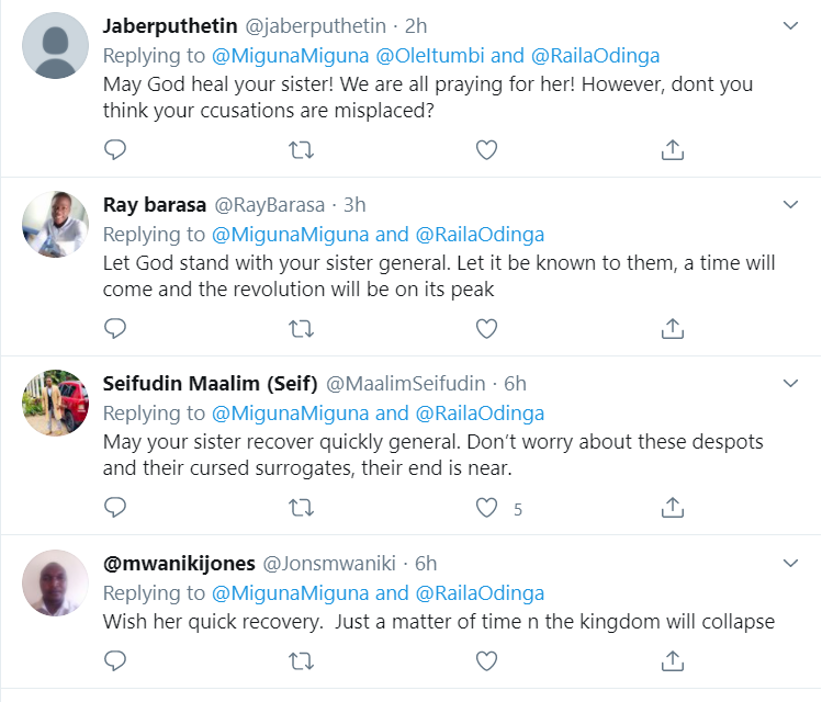 Miguna Miguna’s moving statement over his seriously-sick sister