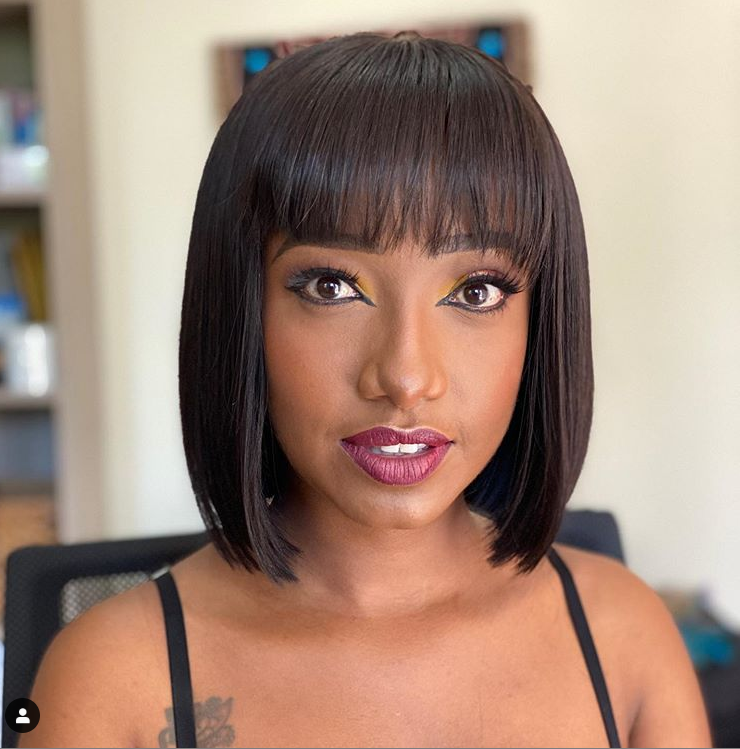 Bob wig (Anita Nderu - Instagram)