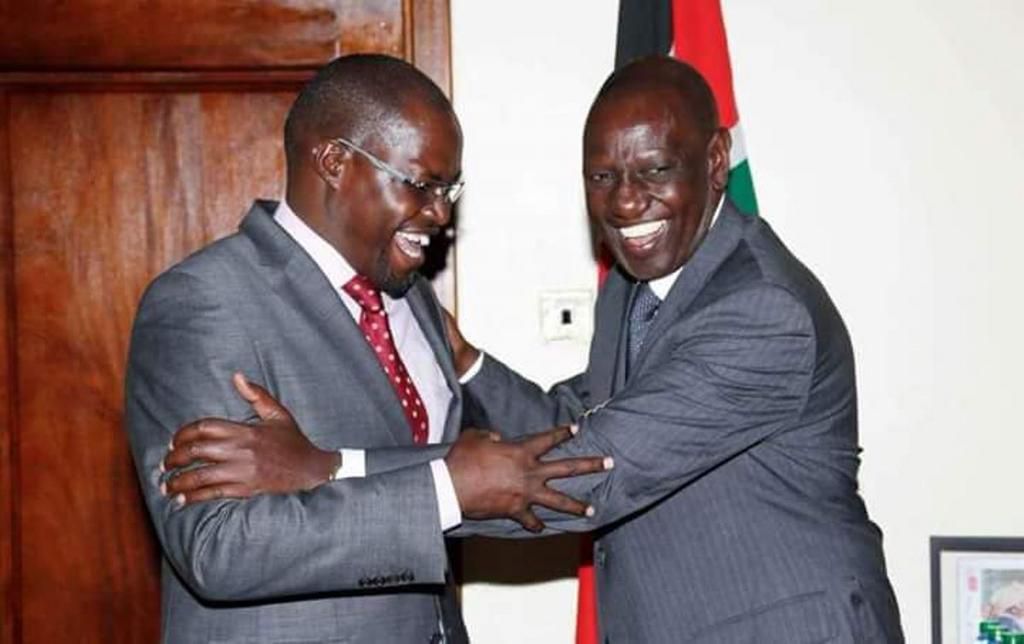 File image of Johanna Ngeno with DP Ruto