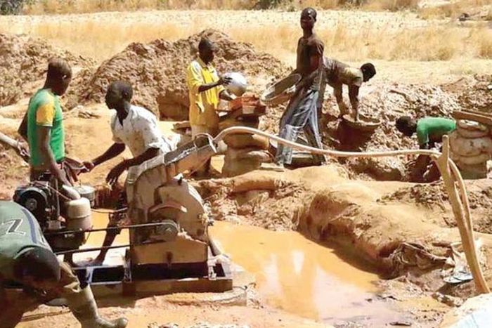 Miners in Uganda