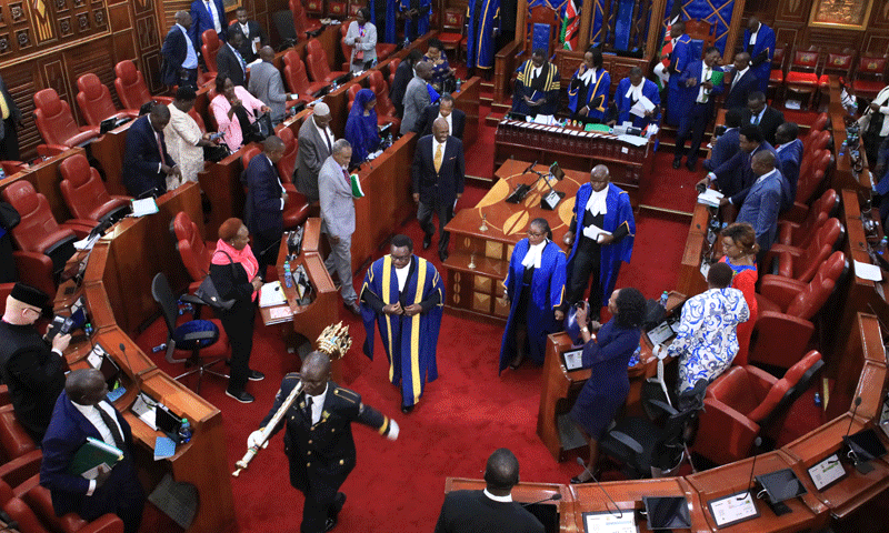 Senate adjourns debate on revenue sharing formula in protest of alleged arrest of Senators Malala, Langat, and Lelengwe