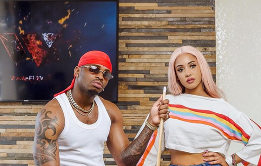 Tanasha Donna and Diamond Platnumz