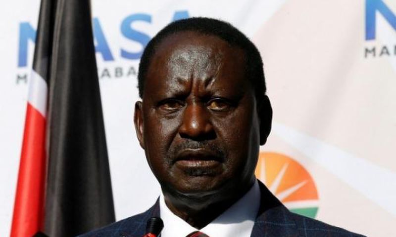 Former Prime Minister Raila Odinga