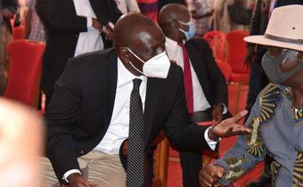 ODM Party Leader Raila Odinga and Deputy President William