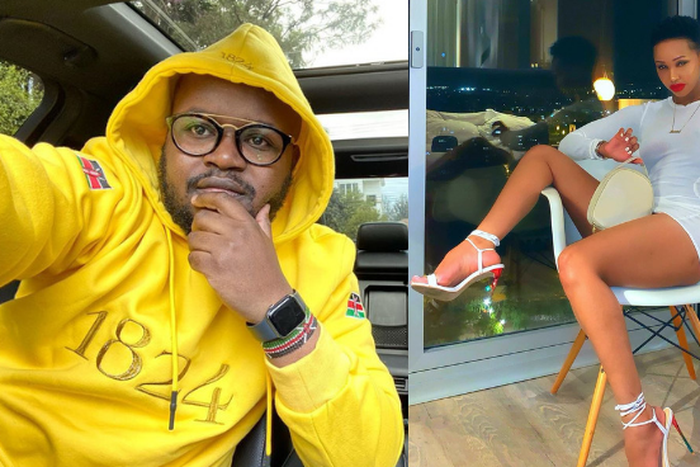 Huddah Monroe and Joe Muchiri