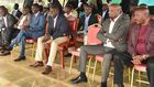 File image of DP Ruto flanked by Moses Kuria and Jackson Mandago