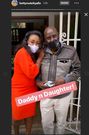 Betty Kyallo with her Father