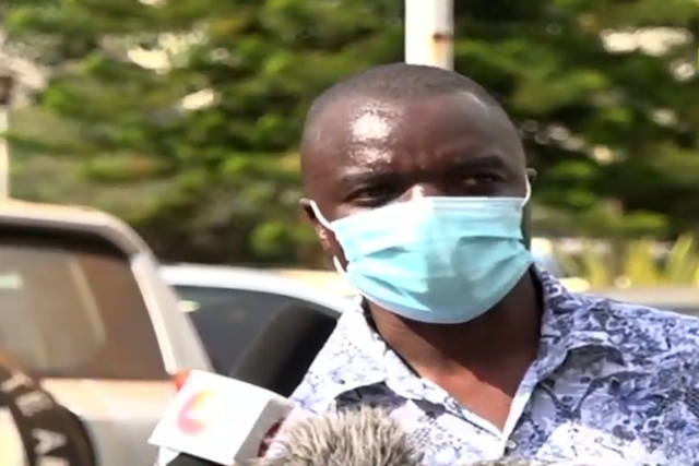 Calvin, a Kibra resident who attended the daily Covid-19 briefing at Afya House on June 5, 2020