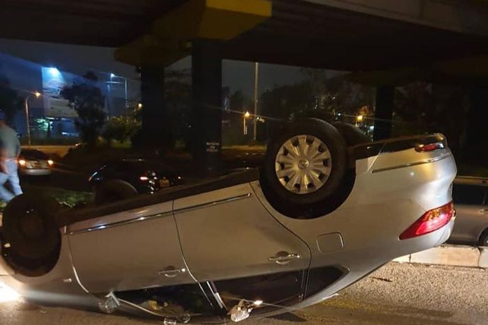 Gospel singer Mr Seed involved in a road accident (Photos)