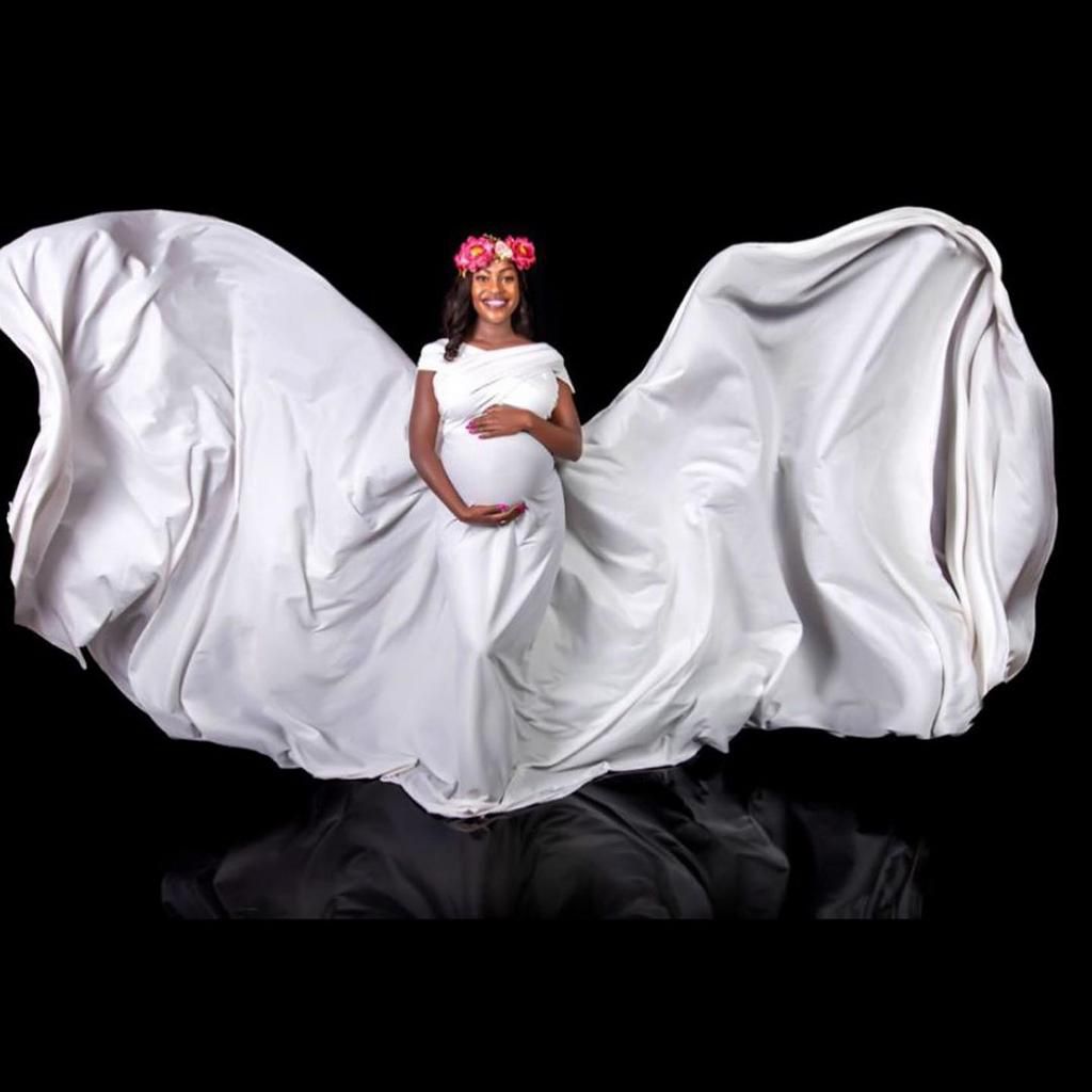 Sharon Momanyi takes over the internet with exquisite baby bump shoot