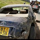 Radio Maisha Presenter Clemmo survives grisly Road accident with Family (Photos)