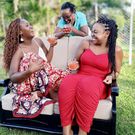 Betty Kyallo, Sister Mercy Kyallo and Gloria