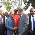 Babu Owino  with President Uhuru Kenyatta