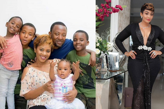 Babu Tale with his Family and Zari Hassan