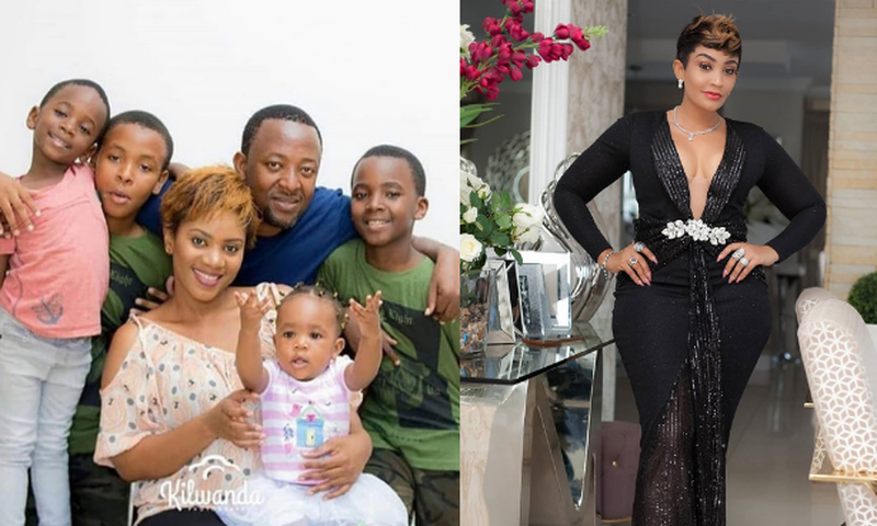 Babu Tale with his Family and Zari Hassan