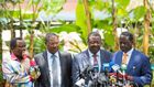 NASA principals Kalonzo Musyoka, Moses Wetangula, Musalia Mudavadi and Raila Odinga