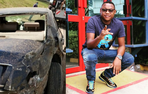 Radio Maisha Presenter Clemmo survives grisly Road accident with Family (Photos)