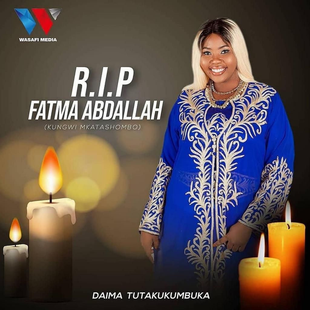 Late Wasafi FM presenter Fatma Abdallah